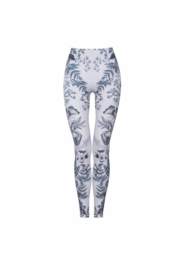 Legginsy sportowe damskie DEEP TRIP Botanic. Kolor: szary