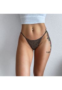 Intica - Stringi gładkie niewidoczne pod odzieżą Semra. Kolor: biały. Materiał: materiał. Wzór: gładki #9