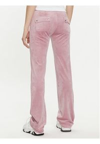 Juicy Couture Spodnie dresowe Del Ray JCAP180 Różowy Regular Fit. Kolor: różowy. Materiał: syntetyk #2