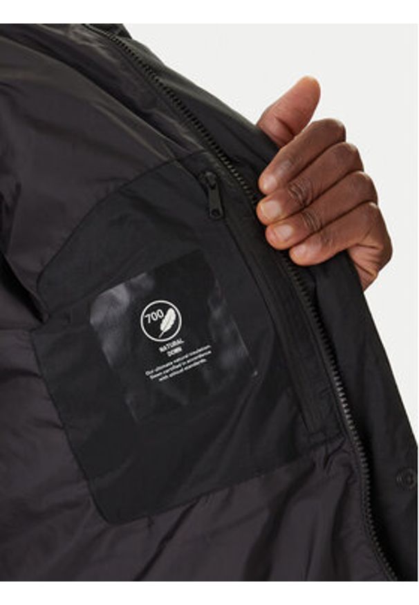 Jack Wolfskin Kurtka puchowa Icy Hill A65049 Czarny Relaxed Fit. Kolor: czarny. Materiał: syntetyk