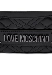 Love Moschino - LOVE MOSCHINO Saszetka nerka JC4003PP1ILA000A Czarny. Kolor: czarny. Materiał: skóra