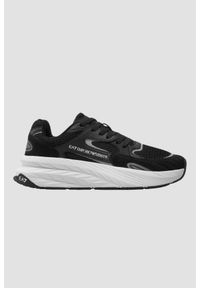 EA7 Emporio Armani - EA7 Czarno-białe męskie sneakersy, Rozmiar 44. Kolor: czarny