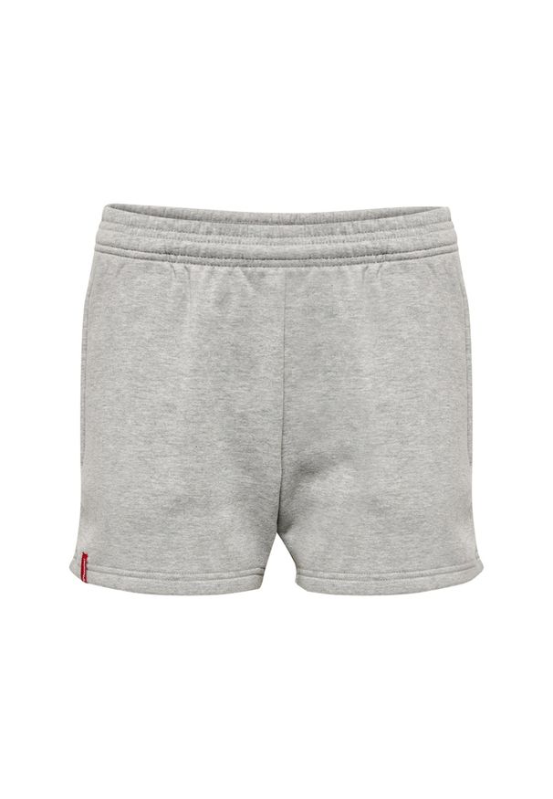 Szorty dla dzieci Hummel Red Basic. Okazja: na uczelnię. Kolor: szary. Materiał: materiał. Styl: sportowy. Sport: joga i pilates
