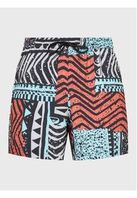 Quiksilver Szorty sportowe Surfsilk Mix 15" EQYJV04007 Kolorowy Regular Fit. Materiał: syntetyk. Wzór: kolorowy. Styl: sportowy