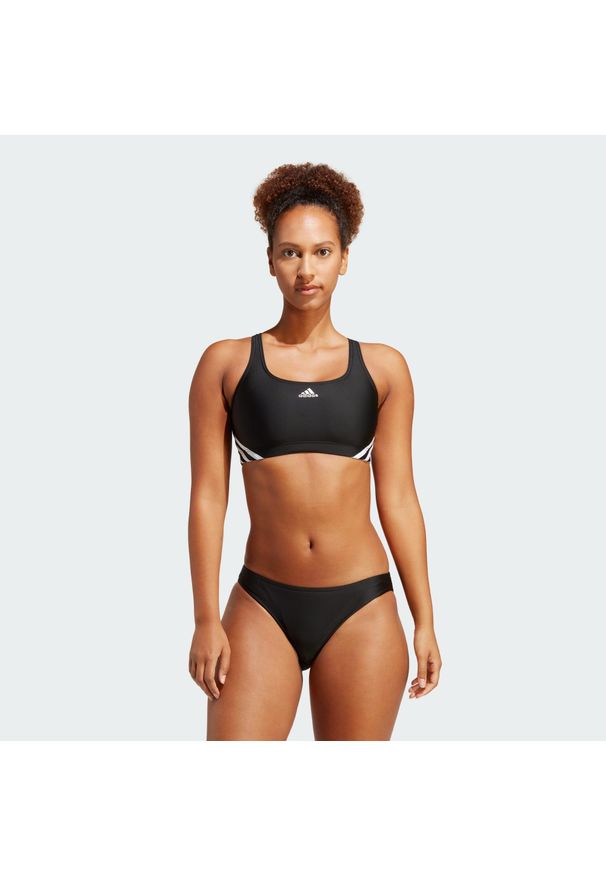 Adidas - 3-Stripes Bikini. Kolor: biały, wielokolorowy, czarny