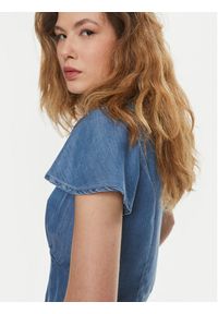 Levi's® Bluzka Mylene A7623-0003 Niebieski Slim Fit. Kolor: niebieski. Materiał: lyocell #4