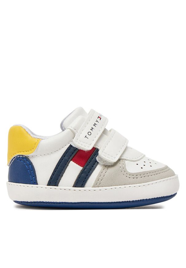 TOMMY HILFIGER - Sneakersy Tommy Hilfiger. Kolor: biały