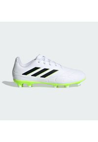 Adidas - Buty Copa Pure II.3 FG. Kolor: żółty, wielokolorowy, czarny, biały. Materiał: skóra. Sport: piłka nożna