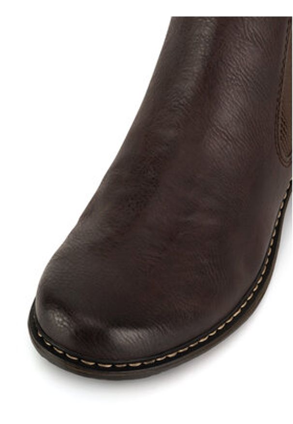 Rieker Botki Z4994-26 Brązowy. Kolor: brązowy. Materiał: materiał