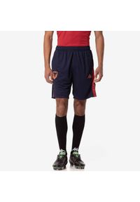 Kappa - Spodenki treningowe SM Caen Ahorazip Pro 8 2024/25. Kolor: niebieski, czerwony, brązowy, wielokolorowy. Sport: fitness, piłka nożna
