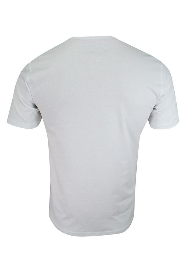Pako Jeans - T-shirt Bawełniany, Biały z Nadrukiem, Męski, Krótki Rękaw, U-neck -PAKO JEANS. Okazja: na co dzień. Kolor: biały. Materiał: bawełna. Długość rękawa: krótki rękaw. Długość: krótkie. Wzór: nadruk. Styl: casual