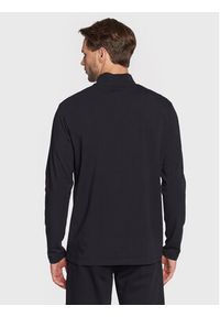 Karl Lagerfeld - KARL LAGERFELD Longsleeve 755031 524221 Granatowy Slim Fit. Typ kołnierza: dekolt w karo. Kolor: niebieski. Materiał: bawełna. Długość rękawa: długi rękaw