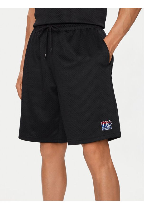 DC Shoes Szorty sportowe The Champs Short ADYWS03076 Czarny Regular Fit. Kolor: czarny. Materiał: syntetyk. Styl: sportowy