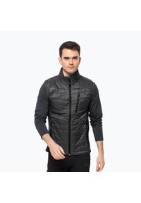 Bezrękawnik turystyczny męski Jack Wolfskin Routeburn Pro Ins. Kolor: czarny. Długość rękawa: bez rękawów
