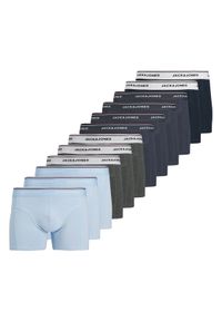 Jack & Jones Komplet 12 par bokserek Cavery 12288616 Kolorowy. Materiał: bawełna. Wzór: kolorowy