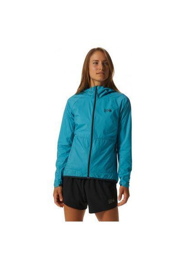MOUNTAIN HARDWEAR - Wiatrówka damska Mountain Hardwear Kor Airshell Hoody. Kolor: niebieski