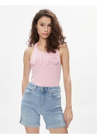 Liu Jo Top MA4327 J4695 Różowy Slim Fit. Kolor: różowy. Materiał: wiskoza #1