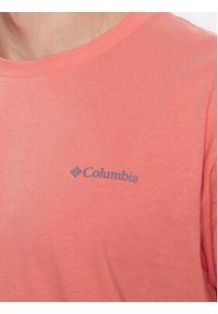 columbia - Columbia T-Shirt North Cascades™ Short Sleeve Tee Pomarańczowy Regular Fit. Kolor: pomarańczowy. Materiał: bawełna