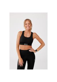 ROUGH RADICAL - Stanik fitness cardio Rough Radical Sports Bra Brush Pro. Kolor: czarny. Sport: fitness #1