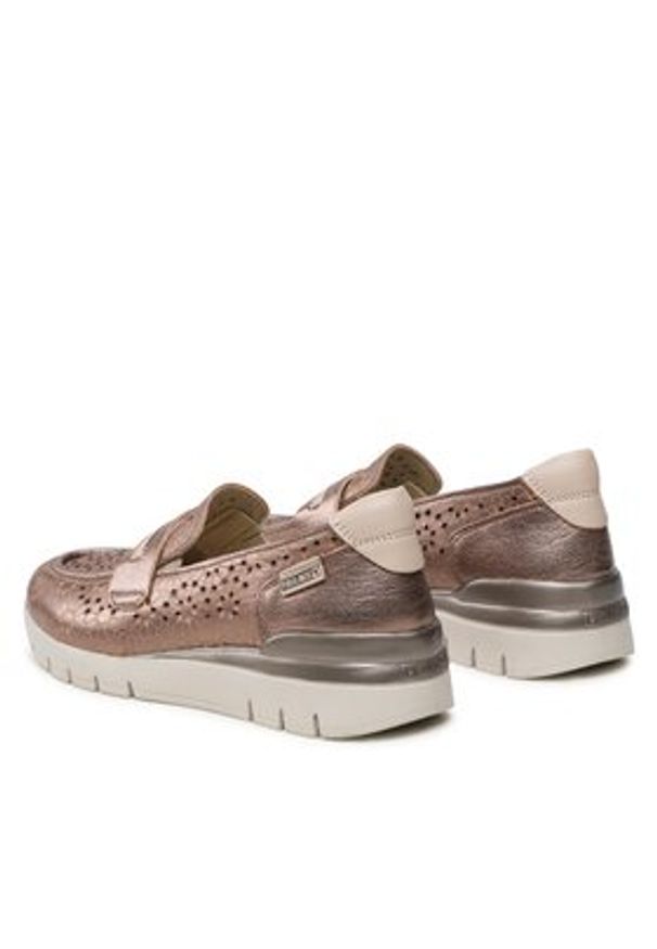 Pikolinos Półbuty W4R-6518CLC1 Złoty. Kolor: złoty. Materiał: skóra