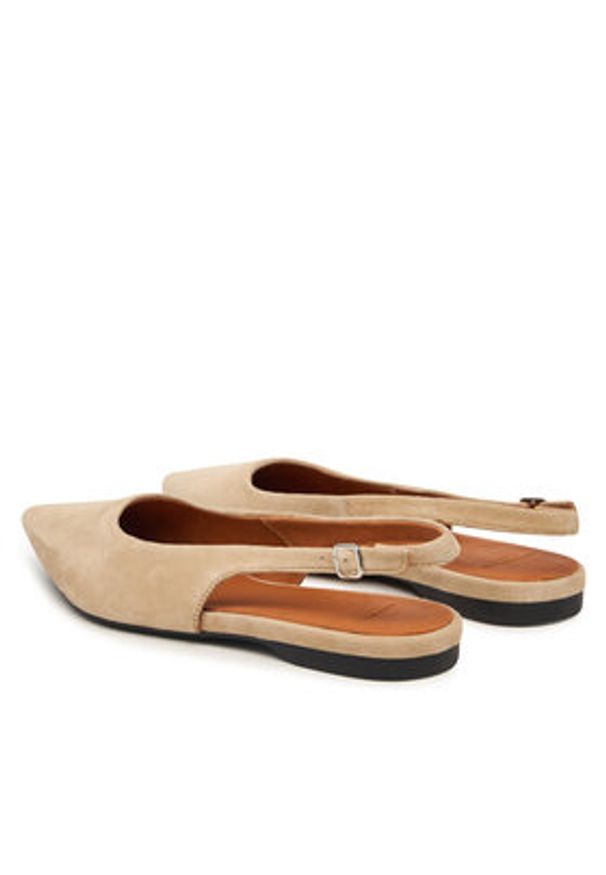 Vagabond Shoemakers Baleriny Hermine 5733-140-11 Beżowy. Kolor: beżowy. Materiał: skóra