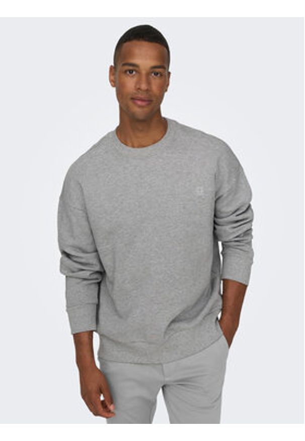 Only & Sons Bluza 22026662 Szary Relaxed Fit. Kolor: szary. Materiał: bawełna