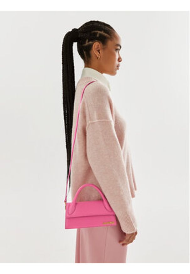 JACQUEMUS Torebka Le Chiquito long 213BA004-3060 Różowy. Kolor: różowy. Materiał: skórzane