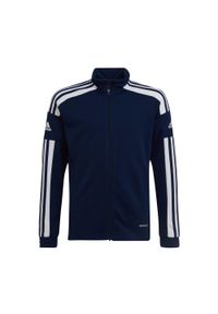 Adidas - Bluza dla dzieci adidas Squadra 21 Training Full Zip. Kolor: biały, niebieski, wielokolorowy #1