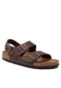 Birkenstock Sandały Milano 034701 Brązowy. Kolor: brązowy. Materiał: skóra #8