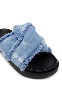 Inuikii Klapki Soft Crossed Jeans 70104-142 Błękitny. Kolor: niebieski. Materiał: materiał #6