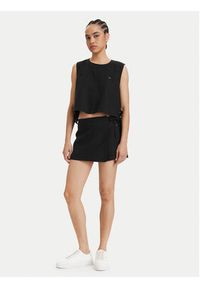Tommy Jeans Spódnico-szorty DW0DW22267 Czarny Regular Fit. Kolor: czarny. Materiał: len #2