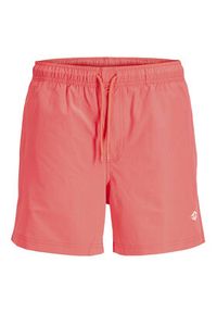Jack & Jones Szorty kąpielowe Maui Tropic 12291385 Koralowy Regular Fit. Kolor: pomarańczowy. Materiał: syntetyk #3
