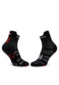 Compressport Skarpety wysokie unisex Pro Racing Socks V4.0 Ultralight Run High XU00050B Czarny. Kolor: czarny. Materiał: materiał