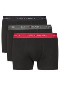 TOMMY HILFIGER - Tommy Hilfiger Komplet 3 par bokserek UM0UM02763 Czarny. Kolor: czarny. Materiał: bawełna