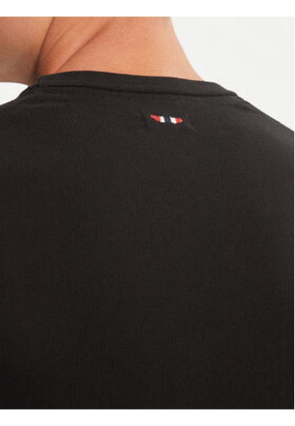 Napapijri Sweter Droz NP0A4I2G Czarny Regular Fit. Kolor: czarny. Materiał: bawełna