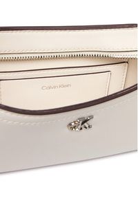 Calvin Klein Torebka Ck Small Shoulder Bag LV04F3170G Biały. Kolor: biały. Materiał: skórzane #2
