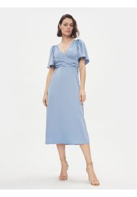 YAS Sukienka koktajlowa Athena 26032476 Niebieski Regular Fit. Kolor: niebieski. Materiał: syntetyk. Styl: wizytowy #1
