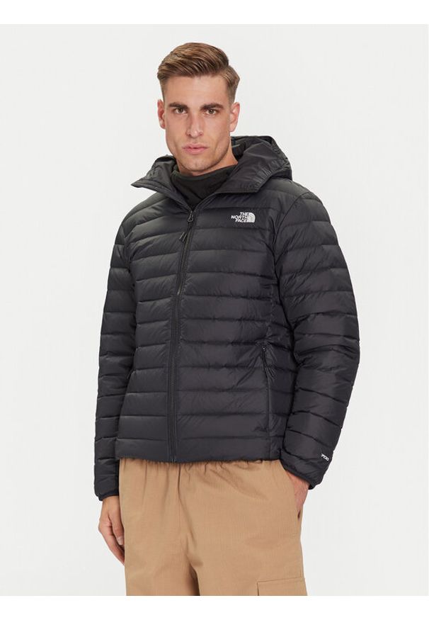 The North Face Kurtka puchowa Classic NF0A8D1T Czarny Regular Fit. Kolor: czarny. Materiał: syntetyk