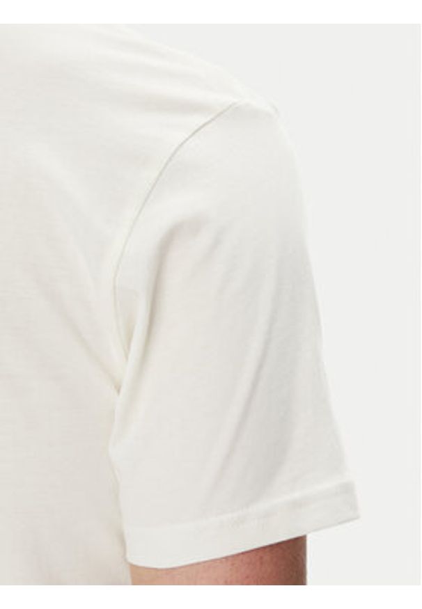 Lee T-Shirt Medium Wobbly 112364535 Biały Regular Fit. Kolor: biały. Materiał: bawełna