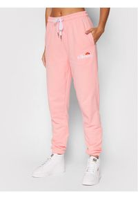 Ellesse Spodnie dresowe Noora SGK13459 Różowy Regular Fit. Kolor: różowy. Materiał: bawełna, dresówka