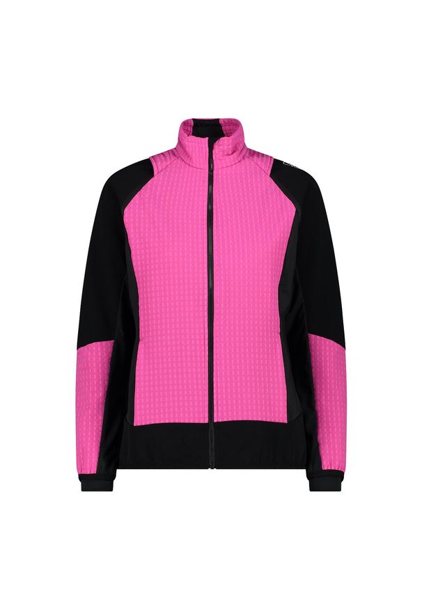 Kurtka damska turystyczna CMP 34A2356. Typ kołnierza: kaptur. Kolor: różowy. Materiał: softshell