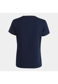 T-shirt Damski Joma Desert Navy M - Oddychający i Lekki. Kolor: niebieski. Materiał: bawełna. Sport: fitness
