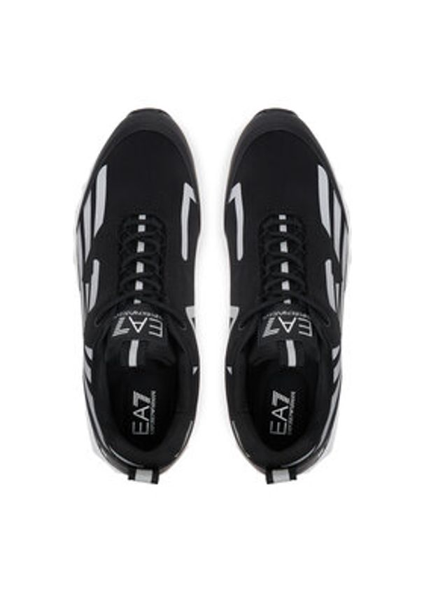 EA7 Emporio Armani Sneakersy X8X217 XK433 N763 Czarny. Kolor: czarny. Materiał: materiał