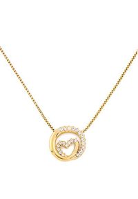 Guess Naszyjnik JUBN05 526JW Złoty. Materiał: metalowe. Kolor: złoty