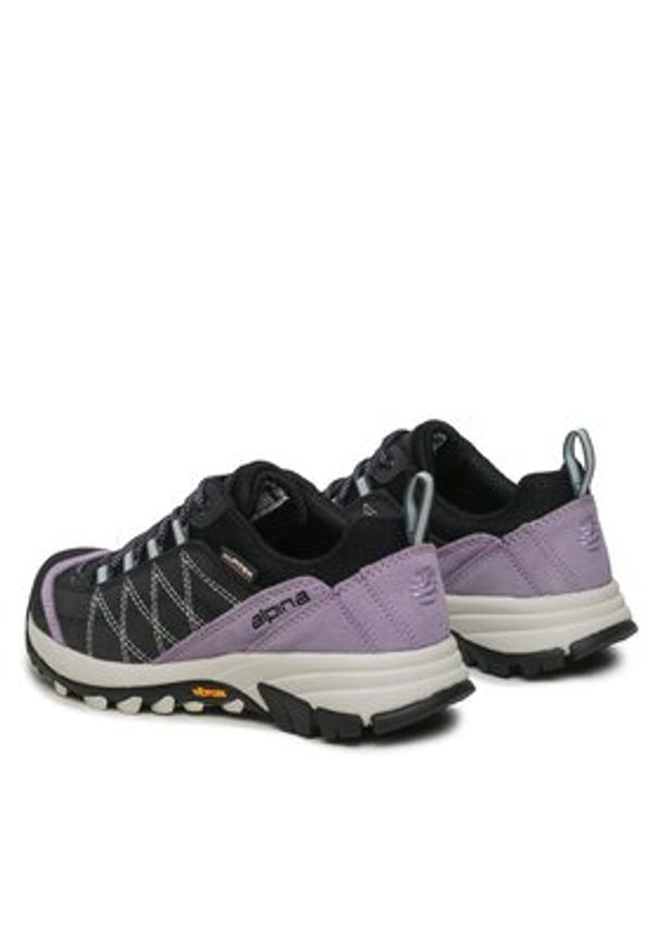 Alpina Trekkingi Glacia 635J-2 Fioletowy. Kolor: fioletowy. Materiał: zamsz, skóra