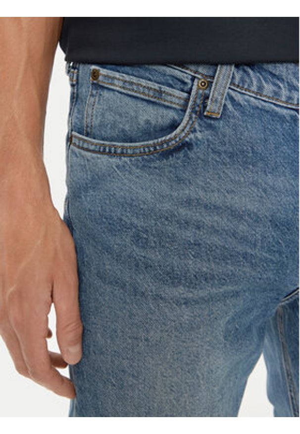 Lee Jeansy West 112354466 Niebieski Loose Fit. Kolor: niebieski
