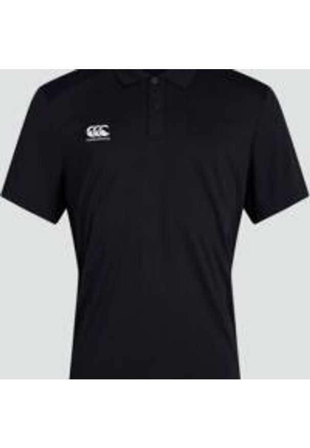 CANTERBURY - Polo Canterbury Club Dry. Typ kołnierza: polo. Kolor: czarny