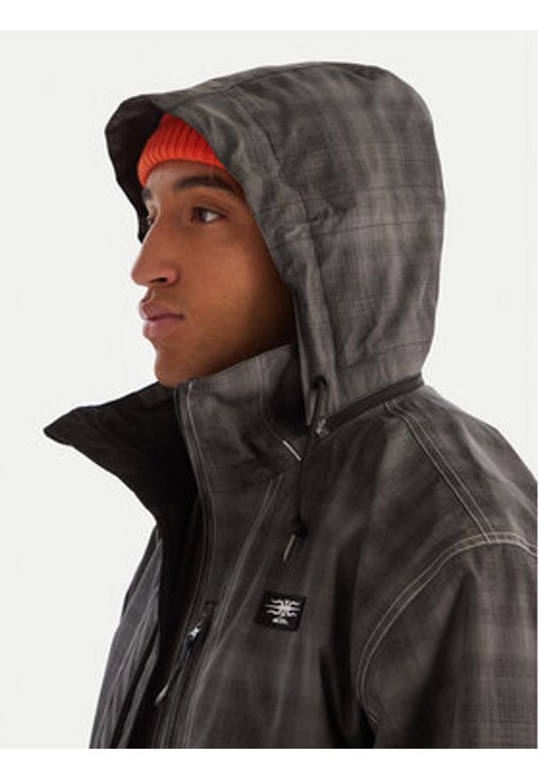 Quiksilver Kurtka przejściowa EQYTJ03489 Szary Regular Fit. Kolor: szary. Materiał: syntetyk