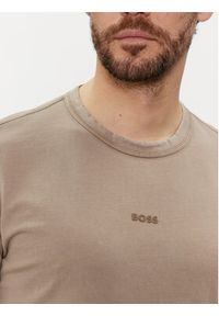BOSS - Boss T-Shirt Tokks 50502173 Beżowy Regular Fit. Kolor: beżowy. Materiał: bawełna #3