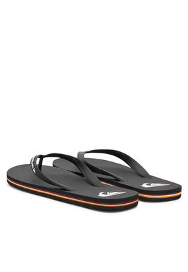 Quiksilver Japonki 839474 Czarny. Kolor: czarny. Materiał: syntetyk